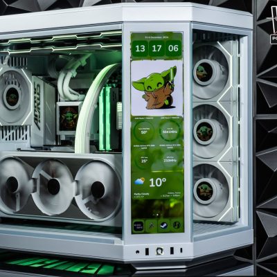 Montage dans un HYTE Y70 Touch Infinite d'un PC sur mesure client effectué avec le configurateur PC Hadware31